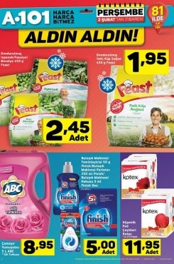 2 Şubat A101 Aktüel 2017