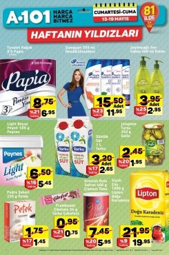 13 Mayıs A101 Aktüel 2017