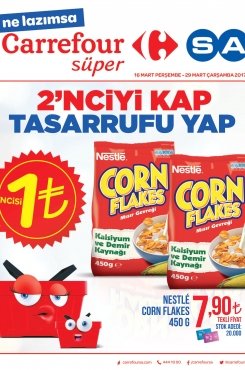 16 Mart Carrefour Süper Aktüel 2017