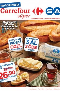 1 Haziran Carrefour Süper Aktüel 2017