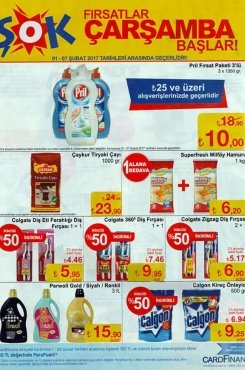 1 Şubat Şok Aktüel 2017