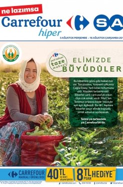 3 Ağustos Carrefour Aktüel 2017