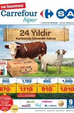 17 Ağustos Carrefour Aktüel 2017
