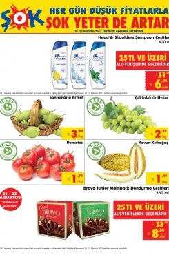 19 Ağustos Şok Aktüel 2017