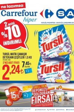 4 Eylül Carrefour Hiper Aktüel 2017