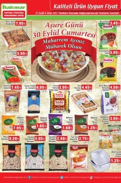 25 Eylül Hakmar Aktüel 2017
