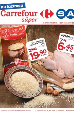 21 Eylül Carrefour Geleneksel Süper Aktüel 2017