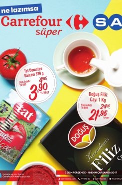 5 Ekim Carrefour Süper Kentsel Aktüel 2017