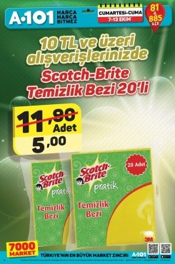 7 Ekim A101 Aktüel 2017