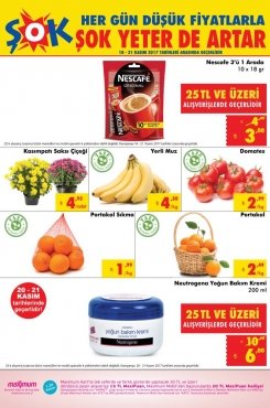 18 Kasım Şok Aktüel 2017
