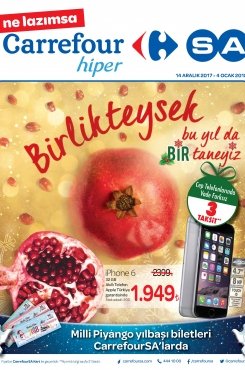 14 Aralık Carrefour Hiper Aktüel 2017