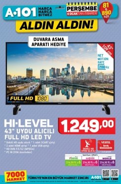 4 Ocak A101 Aktüel 2018