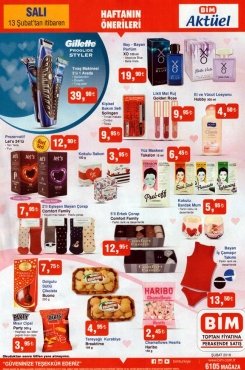13 Şubat Bim Aktüel 2018