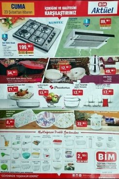 23 Şubat Bim Aktüel 2018
