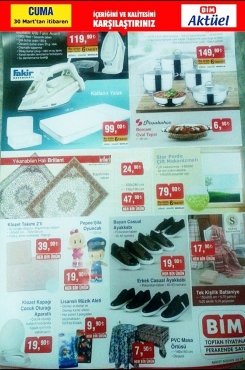 30 Mart Bim Aktüel 2018