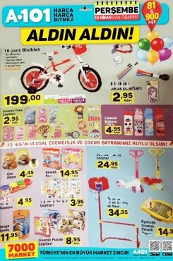 19 Nisan A101 Aktüel 2018