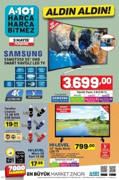3 Mayıs A101 Aktüel 2018