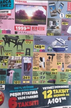 31 Mayıs A101 Aktüel 2018