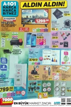 21 Haziran A101 Aktüel 2018