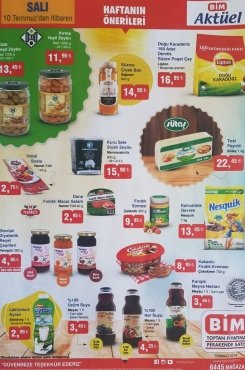 10 Temmuz Bim Aktüel 2018