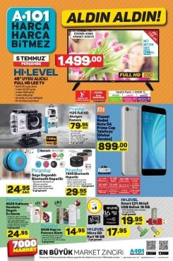 5 Temmuz A101 Aktüel 2018