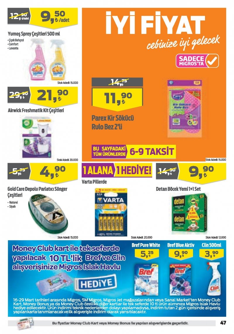 16 Mart Migros Aktüel 2017 Sayfa 37