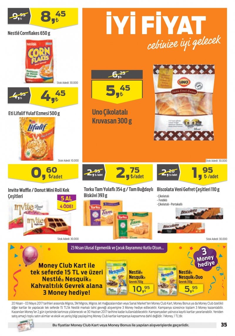 20 Nisan Migros Aktüel 2017 Sayfa 35