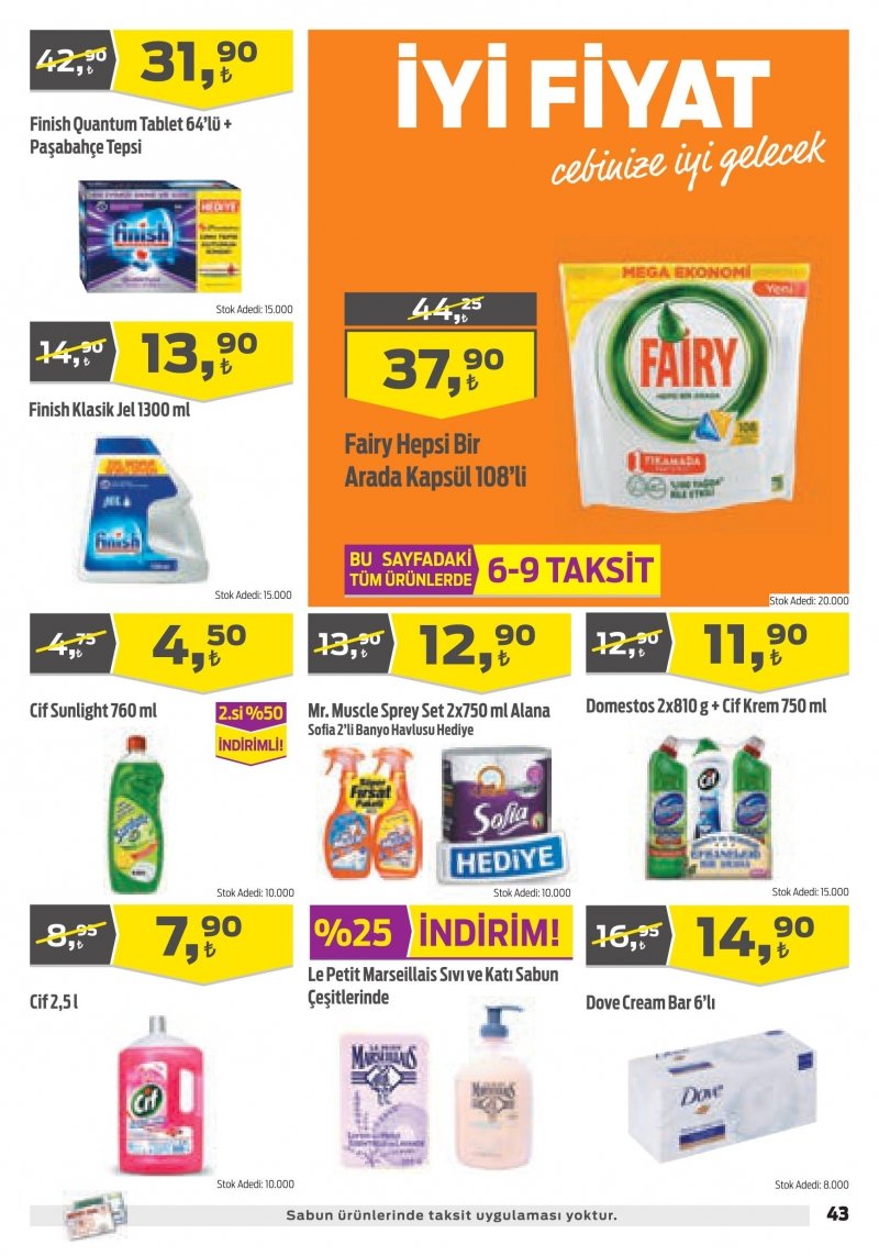 20 Nisan Migros Aktüel 2017 Sayfa 43