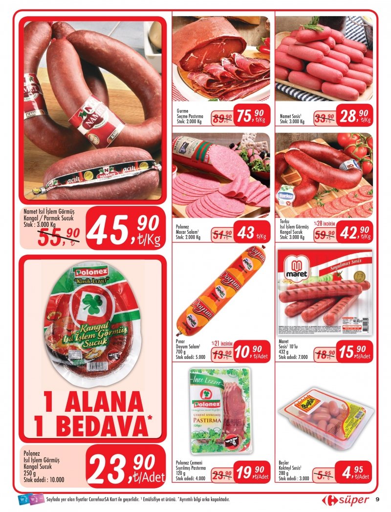 16 Mart Carrefour Süper Aktüel 2017 - Sayfa 9