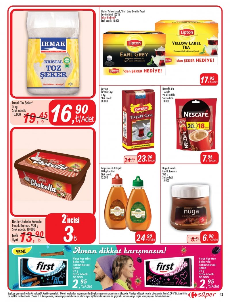 16 Mart Carrefour Süper Aktüel 2017 - Sayfa 13