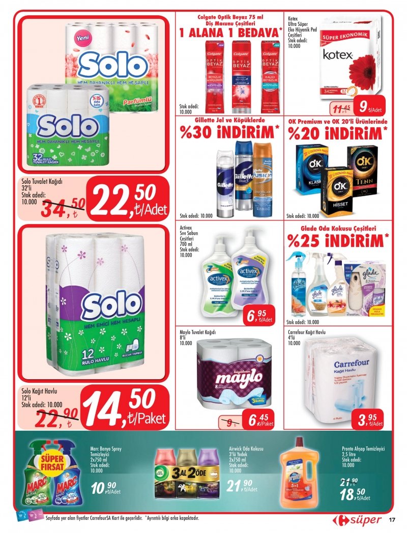 16 Mart Carrefour Süper Aktüel 2017 - Sayfa 17