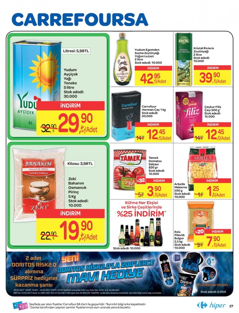 30 Mart Carrefour Hiper Aktüel 2017 - Sayfa 27