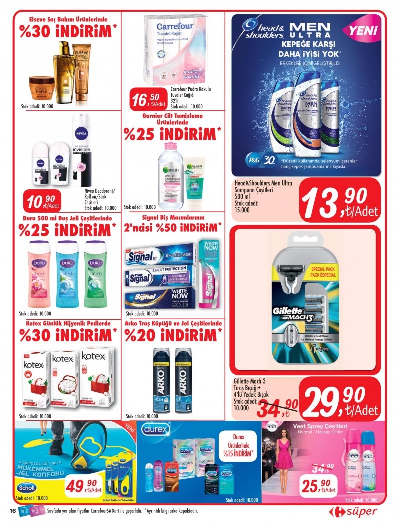 30 Mart Carrefour Süper Aktüel 2017 - Sayfa 16