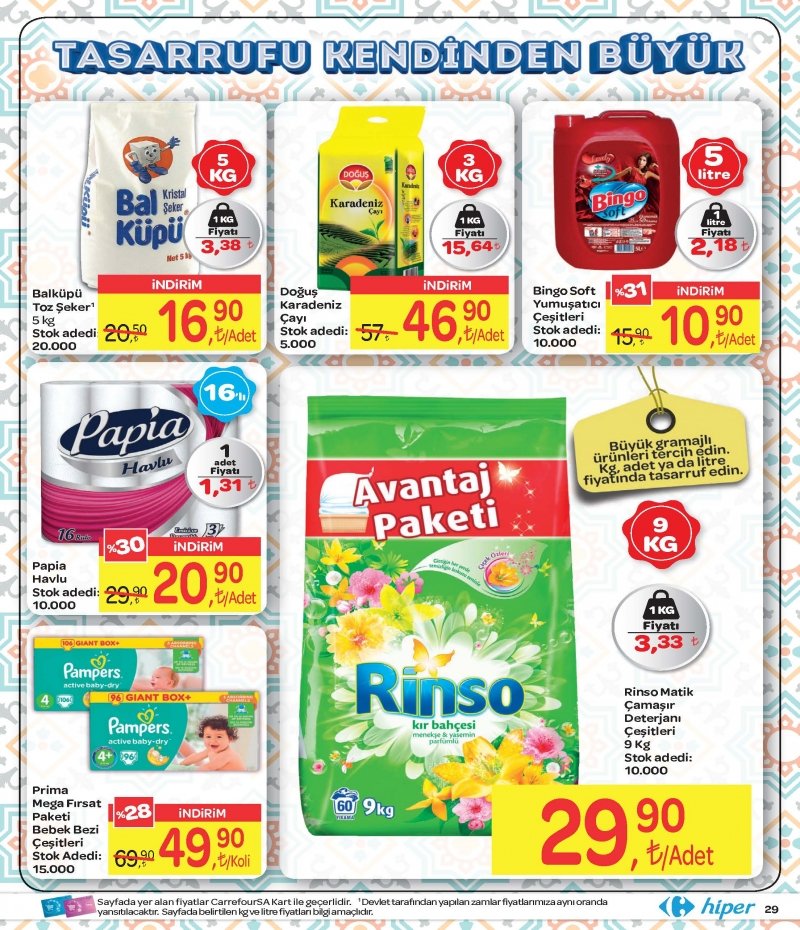 18 Mayıs Carrefour Hiper Aktüel 2017 - Sayfa 29