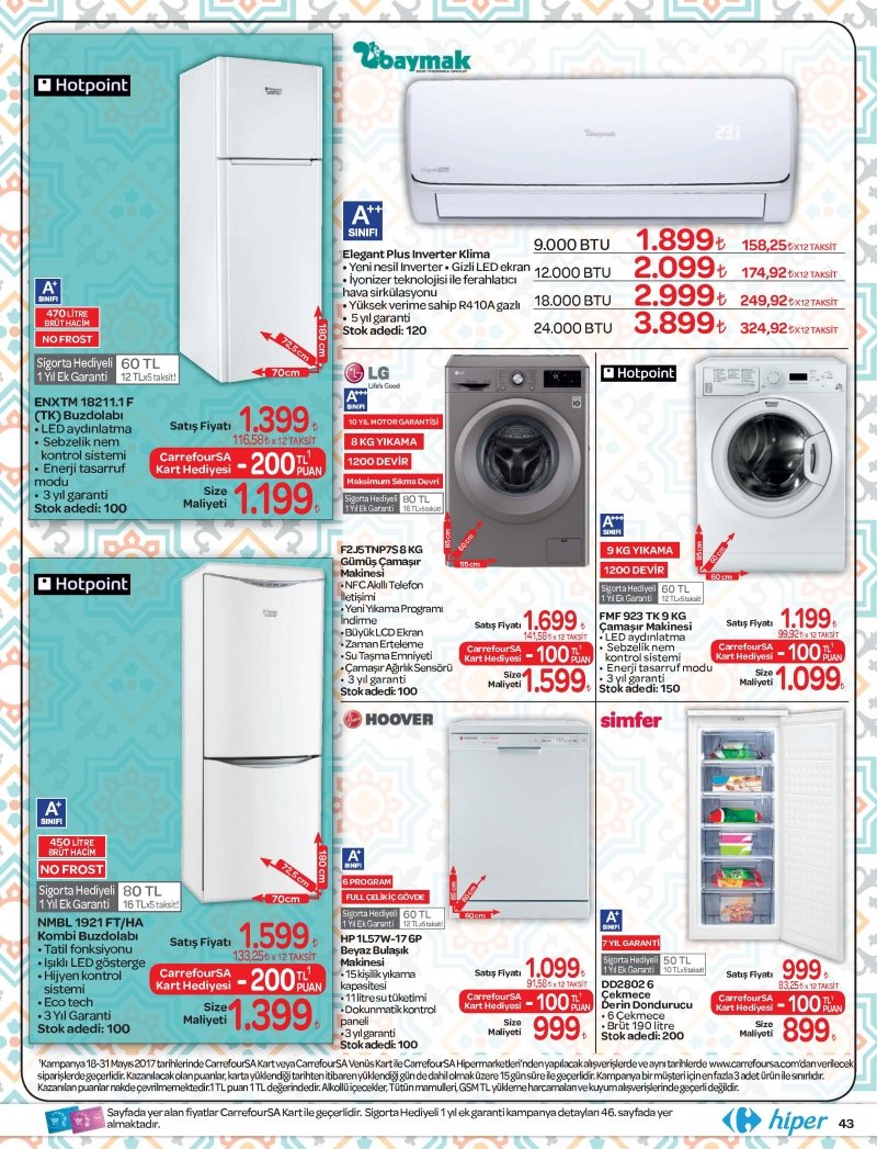 18 Mayıs Carrefour Hiper Aktüel 2017 - Sayfa 43
