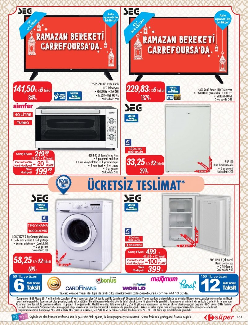 18 Mayıs Carrefour Süper Aktüel 2017 - Sayfa 29