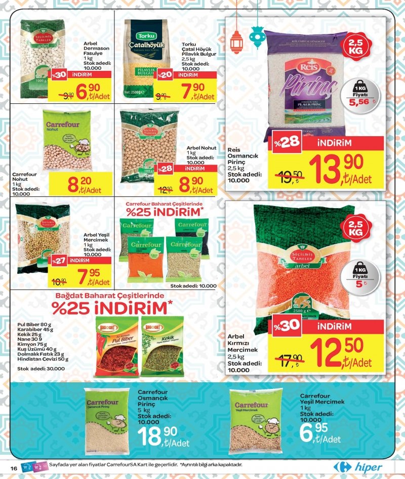 1 Haziran Carrefour Hiper Aktüel 2017 - Sayfa 16