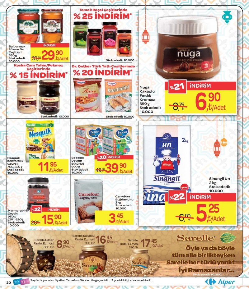 1 Haziran Carrefour Hiper Aktüel 2017 - Sayfa 20