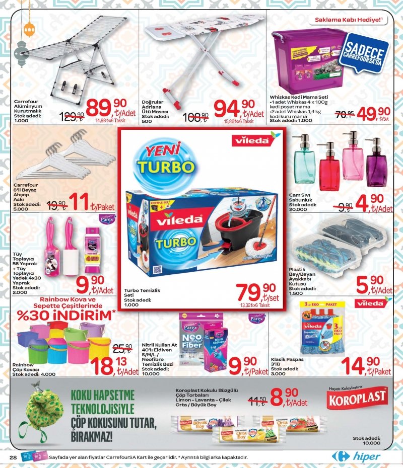 1 Haziran Carrefour Hiper Aktüel 2017 - Sayfa 28