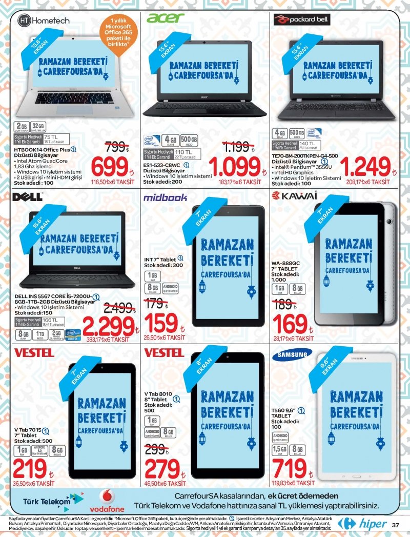 1 Haziran Carrefour Hiper Aktüel 2017 - Sayfa 37