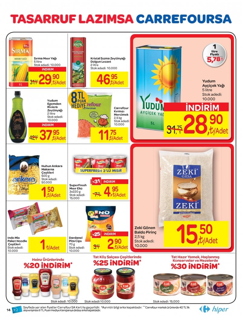 3 Ağustos Carrefour Hiper Market Aktüel 17 - Sayfa 19