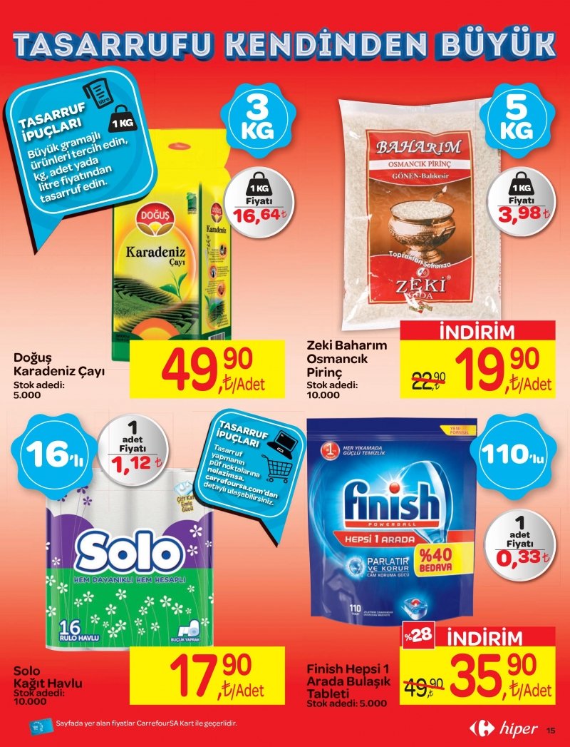 3 Ağustos Carrefour Hiper Market Aktüel 17 - Sayfa 20