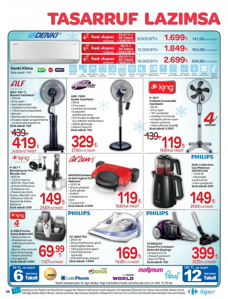 3 Ağustos Carrefour Hiper Market Aktüel 17 - Sayfa 28