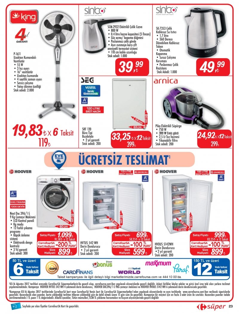 3 Ağustos Carrefour Süper Kentsel Aktüel 17 - Sayfa 23