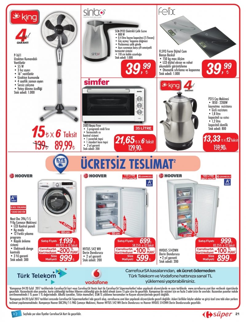 21 Eylül Carrefoursa Hiper Aktüel 2017 - Sayfa 10