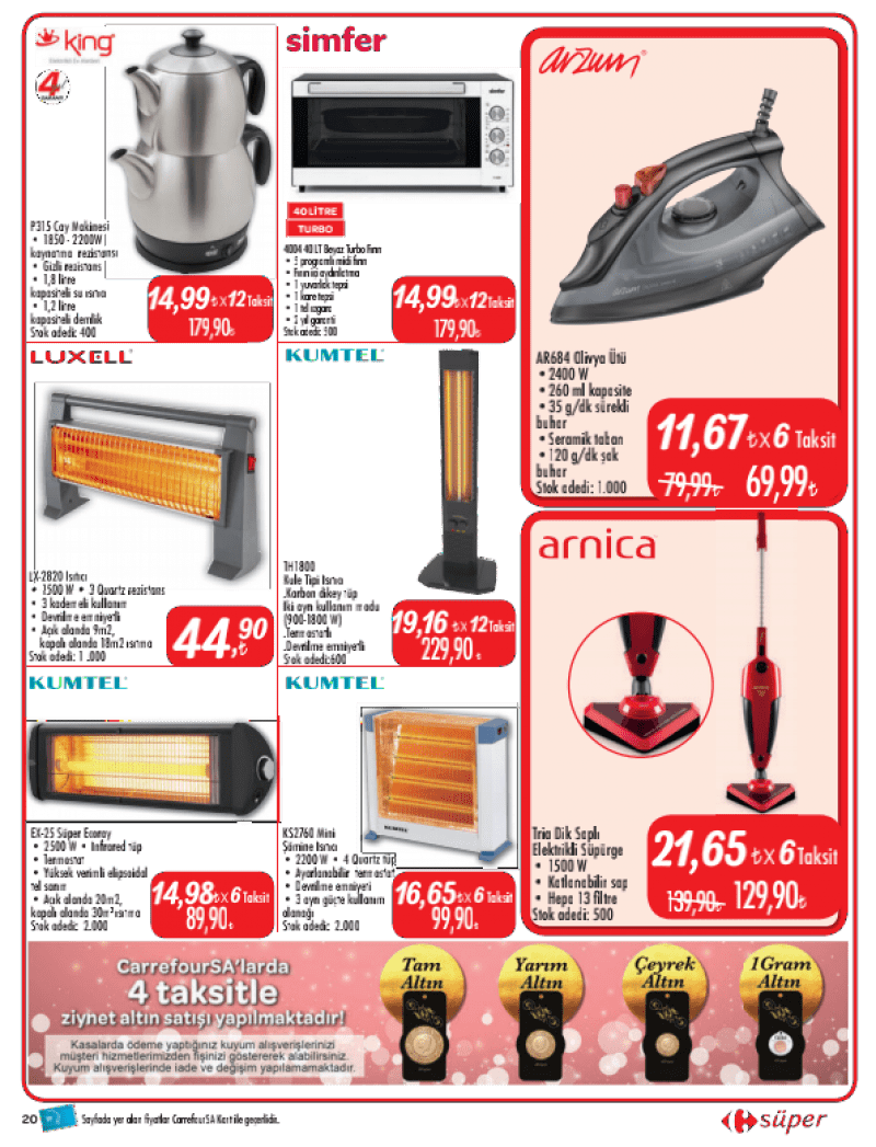 19 Ekim Carrefour Süper Geleneksel Aktüel 2017 - Sayfa 18