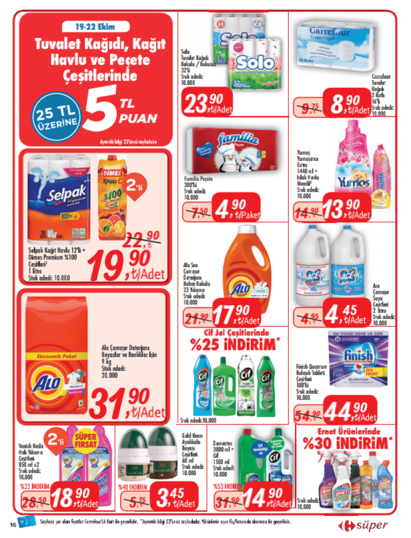 19 Ekim Carrefour Süper Geleneksel Aktüel 2017 - Sayfa 22