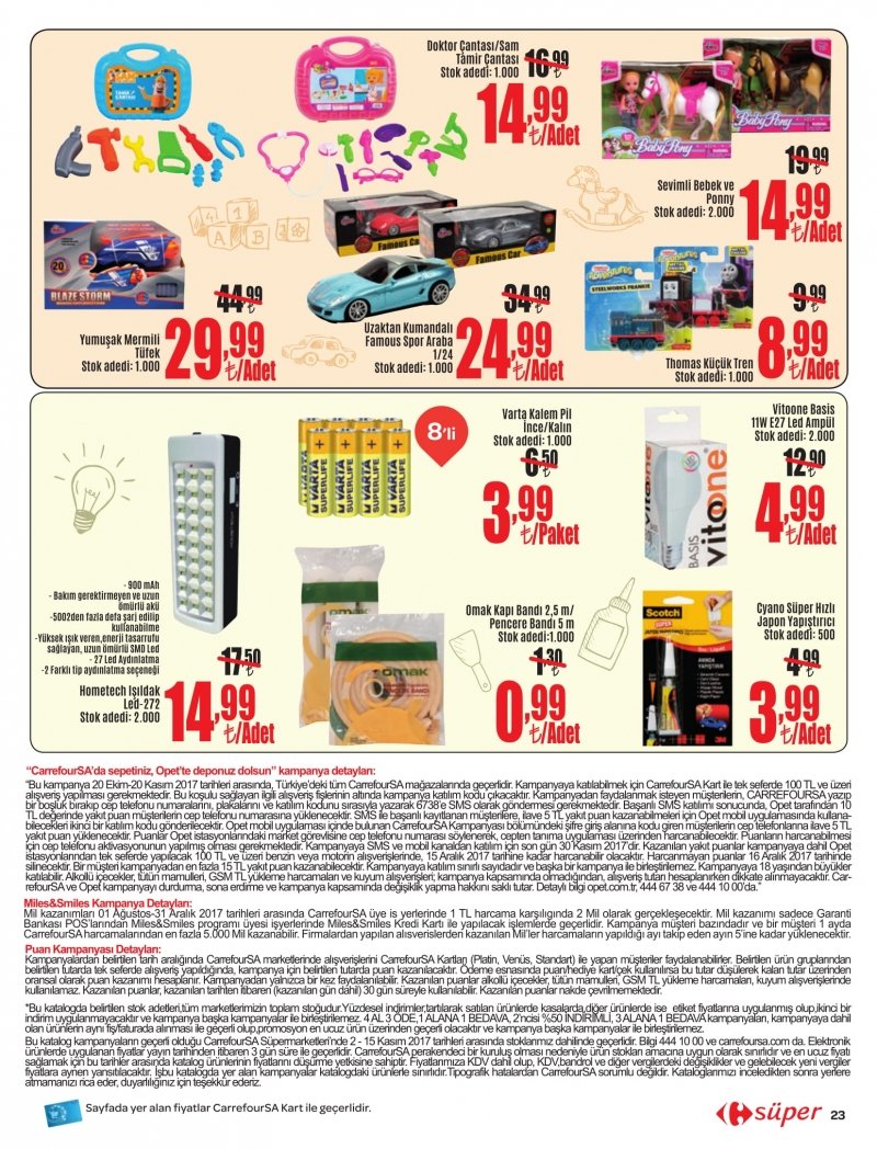 2 Kasım Carrefour Süper Geleneksel Aktüel 2017 - Sayfa 16