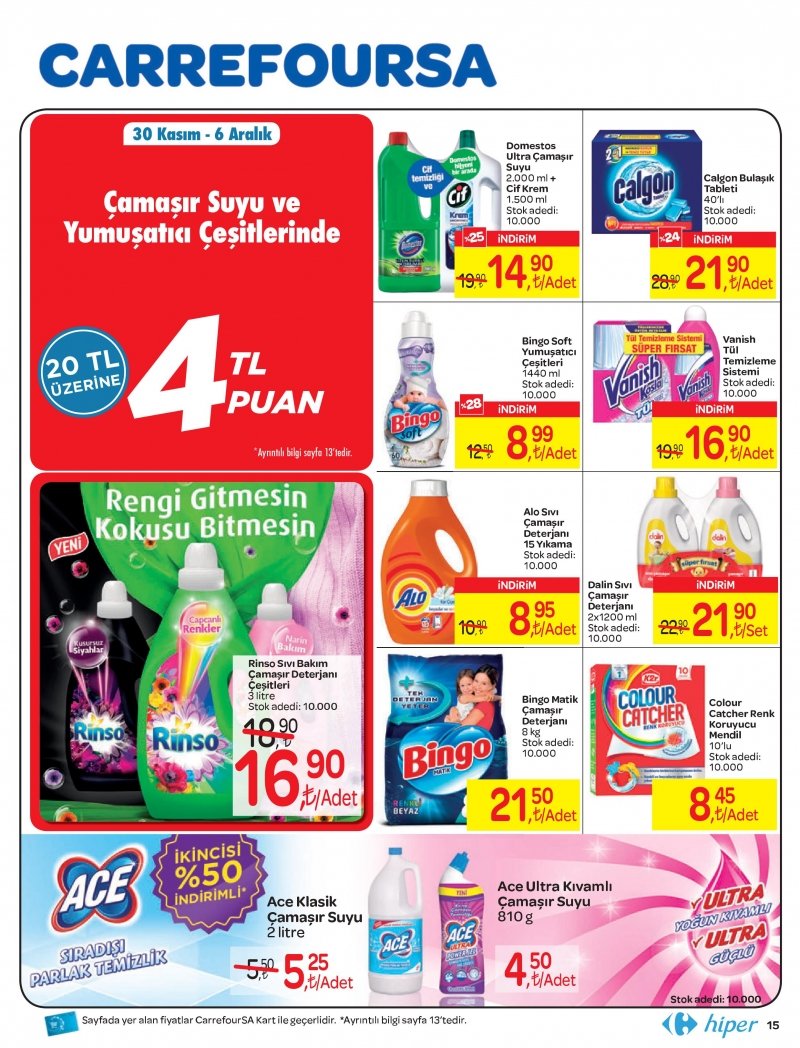 30 Kasım Carrefour Hiper Aktüel 2017 - Sayfa 15