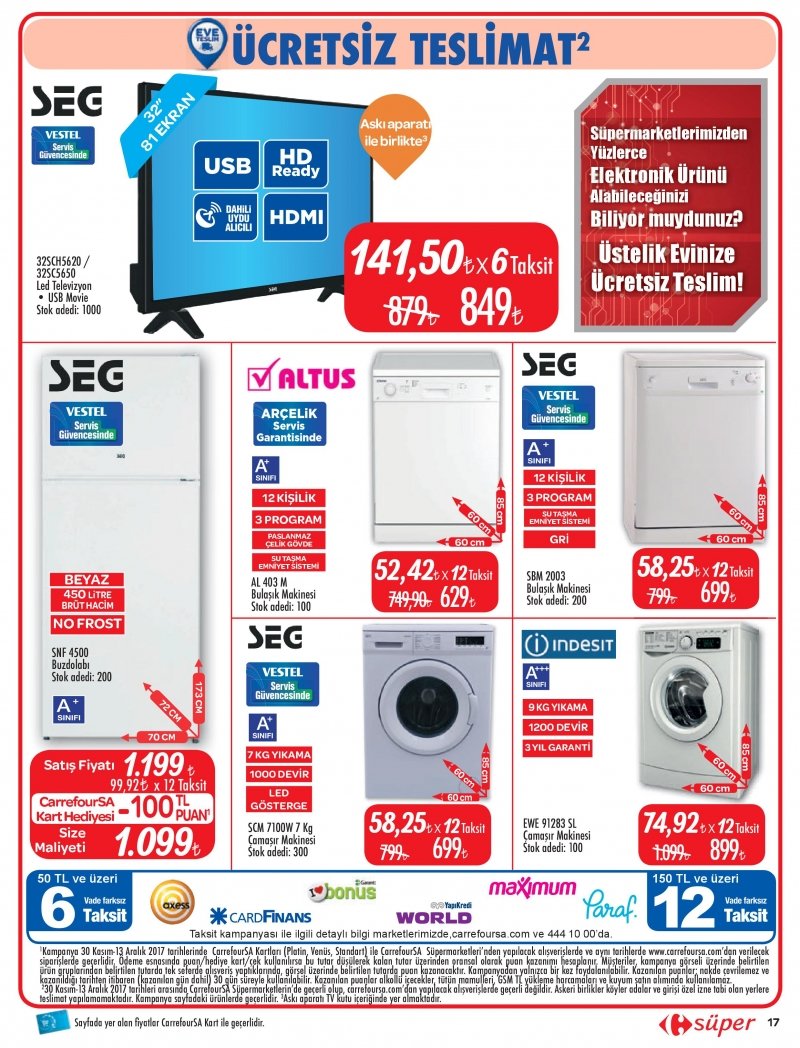 30 Kasım Carrefour Geleneksel Aktüel 2017 - Sayfa 17